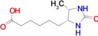 6-((4R,5S)-5-Methyl-2-oxoimidazolidin-4-yl)hexanoic acid