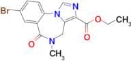 Ethyl 8-bromo-5-methyl-6-oxo-5,6-dihydro-4H-benzo[f]imidazo[1,5-a][1,4]diazepine-3-carboxylate