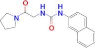 1-(Naphthalen-2-yl)-3-(2-oxo-2-(pyrrolidin-1-yl)ethyl)urea