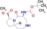 Methyl (5S,8S,10aR)-5-(tert-butoxycarbonylamino)-6-oxo-2,3,4,5,8,9,10,10a-octahydro-1H-pyrrolo[1,2…