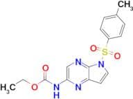 Ethyl (5-tosyl-5H-pyrrolo[2,3-b]pyrazin-2-yl)carbamate