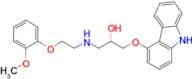 (2s)-1-(9h-carbazol-4-yloxy)-3-{[2-(2-methoxyphenoxy)ethyl]amino}propan-2-ol