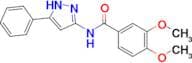 3,4-Dimethoxy-N-(5-phenyl-1H-pyrazol-3-yl)benzamide