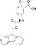 5-((((9H-Fluoren-9-yl)methoxy)carbonyl)amino)-2-chlorobenzoic acid