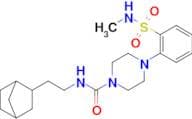 N-(2-(Bicyclo[2.2.1]heptan-2-yl)ethyl)-4-(2-(N-methylsulfamoyl)phenyl)piperazine-1-carboxamide