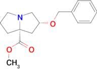 Methyl(2R,7aR)-2-(benzyloxy)tetrahydro-1H-pyrrolizine-7a(5H)-carboxylate