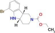 Ethyl (4aS,9bR)-6-bromo-1H,2H,3H,4H,4aH,5H,9bH-pyrido[4,3-b]indole-2-carboxylate