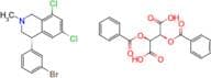 (S)-4-(3-bromophenyl)-6,8-dichloro-2-methyl-1,2,3,4-tetrahydroisoquinoline (2S,3S)-2,3-bis(benzoyl…