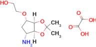 2-(((3aR,4S,6R,6aS)-6-Amino-2,2-dimethyltetrahydro-4H-cyclopenta[d][1,3]dioxol-4-yl)oxy)ethan-1-ol…