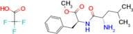 (S)-Methyl 2-((S)-2-amino-4-methylpentanamido)-3-phenylpropanoate 2,2,2-trifluoroacetate