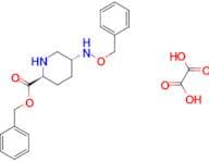 (2S,5R)-Benzyl 5-((benzyloxy)amino)piperidine-2-carboxylate oxalate