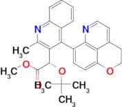 (S)-methyl 2-(tert-butoxy)-2-((R)-4-(2,3-dihydropyrano[4,3,2-de]quinolin-7-yl)-2-methylquinolin-3-…