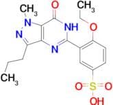 4-ethoxy-3-(1-methyl-7-oxo-3-propyl-6,7-dihydro-1H-pyrazolo[4,3-d]pyrimidin-5-yl)benzenesulfonic a…