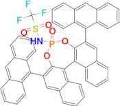 N-[(11bR)-2,6-Di-9-anthracenyl-4-oxidodinaphtho[2,1-d:1',2'-f][1,3,2]dioxaphosphepin-4-yl]-1,1,1-t…