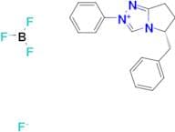 (R)-5-Benzyl-2-phenyl-6,7-dihydro-5H-pyrrolo[2,1-c][1,2,4]triazol-2-ium tetrafluoroborate