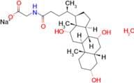 Glycine, N-[(3α,5β,7α,12α)-3,7,12-trihydroxy-24-oxocholan-24-yl]-, monosodium salt, monohydrate