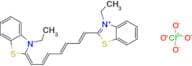 3-Ethyl-2-(7-(3-ethylbenzo[d]thiazol-2(3H)-ylidene)hepta-1,3,5-trien-1-yl)benzo[d]thiazol-3-ium pe…
