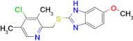 2-(((4-chloro-3,5-dimethylpyridin-2-yl)methyl)thio)-5-methoxy-1H-benzo[d]imidazoleÂ  (Omeprazole I…
