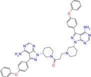 1,3-Bis((R)-3-(4-amino-3-(4-phenoxyphenyl)-1H-pyrazolo[3,4-d]pyrimidin-1-yl)piperidin-1-yl)propan-…