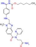 (E)-Hexyl (amino(4-(((5-((3-amino-3-oxopropyl)(pyridin-2-yl)carbamoyl)-1-methyl-1H-benzo[d]imidazo…