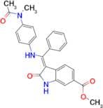 (Z)-Methyl 3-(((4-acetamidophenyl)amino)(phenyl)methylene)-2-oxoindoline-6-carboxylate (Nintedanib…