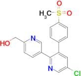 (5-Chloro-3-(4-(methylsulfonyl)phenyl)-[2,3'-bipyridin]-6'-yl)methanol (Etoricoxib Impurity)