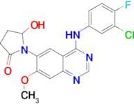 1-(4-((3-Chloro-4-fluorophenyl)amino)-7-methoxyquinazolin-6-yl)-5-hydroxypyrrolidin-2-one (Dacomit…
