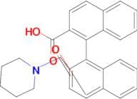 (1S)-2â€²-(1-Piperidinylcarbonyl)[1,1â€²-binaphthalene]-2-carboxylic acid