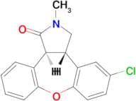 Rel-(3aR,12bR)-5-Chloro-2,3,3a,12b-tetrahydro-2-methyl-1H-dibenz[2,3:6,7]oxepino[4,5-c]pyrrol-1-one