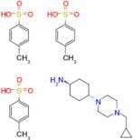 Rel-(1R,4R)-4-(4-(Cyclopropylmethyl)piperazin-1-yl)cyclohexan-1-amine tris(4-methylbenzenesulfonat…