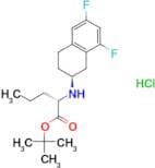(S)-tert-butyl 2-(((S)-6,8-difluoro-1,2,3,4-tetrahydronaphthalen-2-yl)amino)pentanoate hydrochlori…