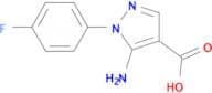 5-Amino-1-(4-fluorophenyl)-1H-pyrazole-4-carboxylic acid