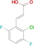 2-Chloro-3,6-difluorocinnamic acid