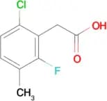 6-Chloro-2-fluoro-3-methylphenylacetic acid