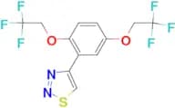4-[2,5-Bis(2,2,2-trifluoroethoxy)phenyl]-1,2,3-thiadiazole
