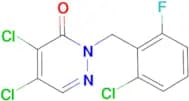 2-(2-Chloro-6-fluorobenzyl)-4,5-dichloro-pyridazine-3-(2H)-one