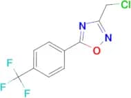 3-(Chloromethyl)-5-[4-(trifluoromethyl)phenyl]-1,2,4-oxadiazole