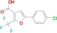 5-(4-Chlorophenyl)-2-(trifluoromethyl)furan-3-carboxylic acid
