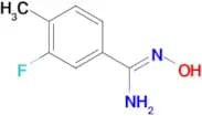3-Fluoro-4-methylbenzamide oxime