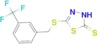 5-[3-(Trifluoromethyl)benzylthio]-1,3,4-thiadiazole-2-thiol