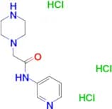 2-(Piperazin-1-yl)acetic acid N-(3-pyridyl)amide trihydrochloride