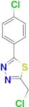 2-Chloromethyl-5-(4-chlorophenyl)-1,3,4-thiadiazole