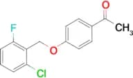 1-{4-[(2-Chloro-6-fluorobenzyl)oxy]phenyl}-1-ethanone