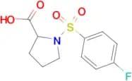 1-[(4-Fluorophenyl)sulfonyl]-2-pyrrolidinecarboxylic acid
