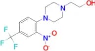 2-{4-[2-Nitro-4-(trifluoromethyl)phenyl]piperazino}-1-ethanol