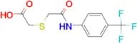 2-({2-Oxo-2-[4-(trifluoromethyl)anilino]ethyl}sulfanyl)acetic acid