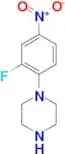 1-(2-Fluoro-4-nitrophenyl)piperazine