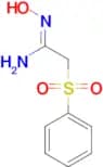 (Benzenesulfonyl)acetamide oxime