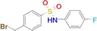 ((4-(Bromomethyl)phenyl)sulfonyl)(4-fluorophenyl)amine