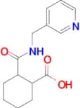 2-(N-(3-Pyridylmethyl)carbamoyl)cyclohexanecarboxylic acid